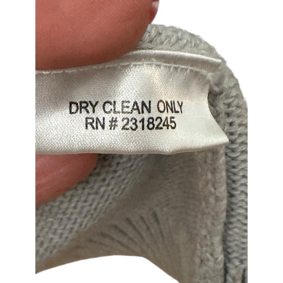 Vineyard Vines Womens XS Long Toggle Button Cardigan Sweater Grey Cashmere AB4-1 - Picture 5 of 8